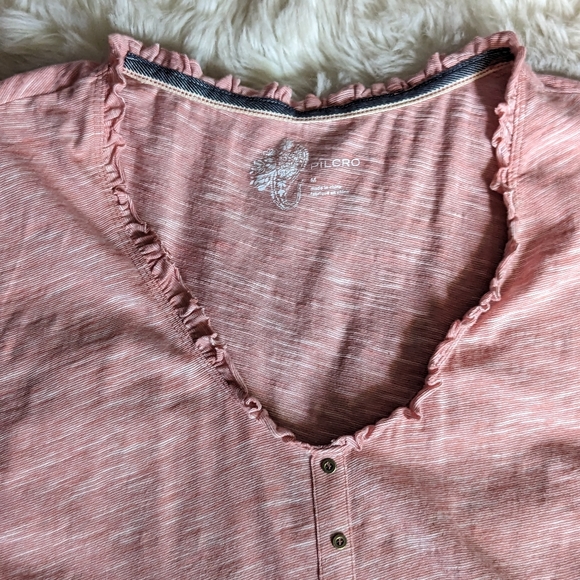 EUC Anthropologie Pilcro Chrissy Babydoll Top - Picture 8 of 16